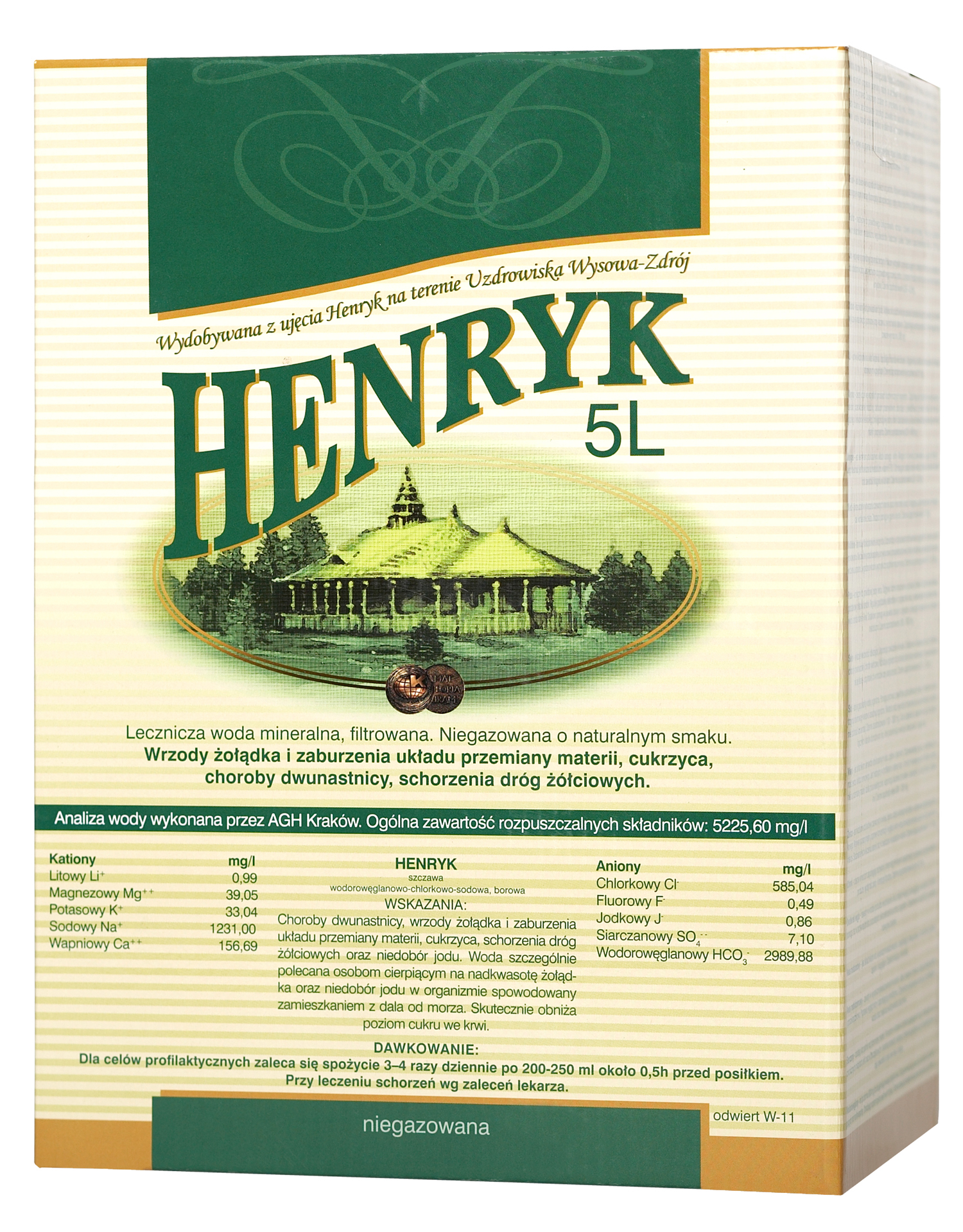 Lecznicza woda mineralna 