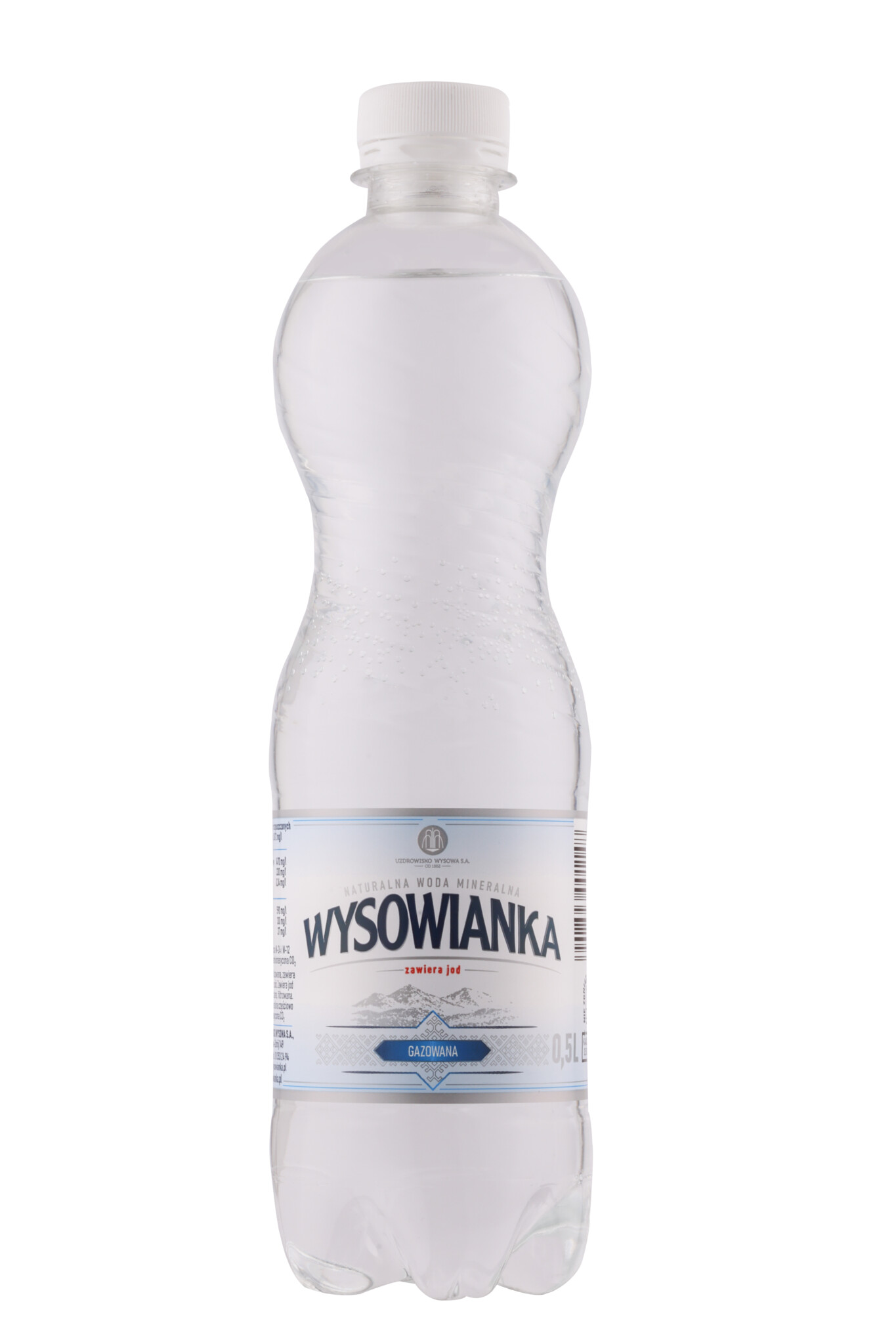 Naturalna woda mineralna &bdquo;Wysowianka&rdquo; 0.5l gazowana